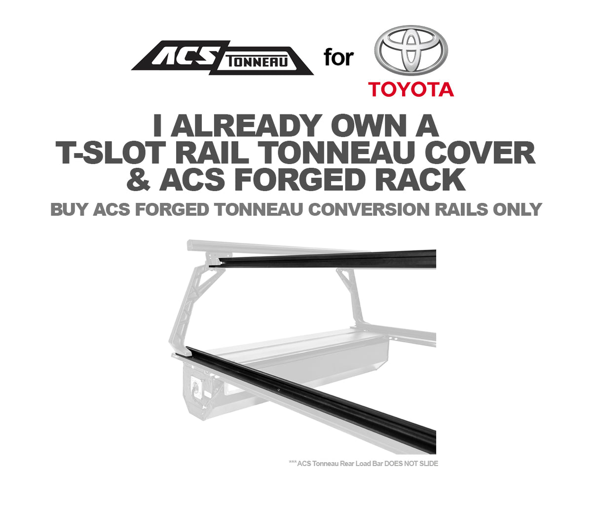 Roof rack rails discount only