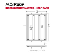 INEOS QUARTERMASTER - ACS ROOF HALF RACK 2024+